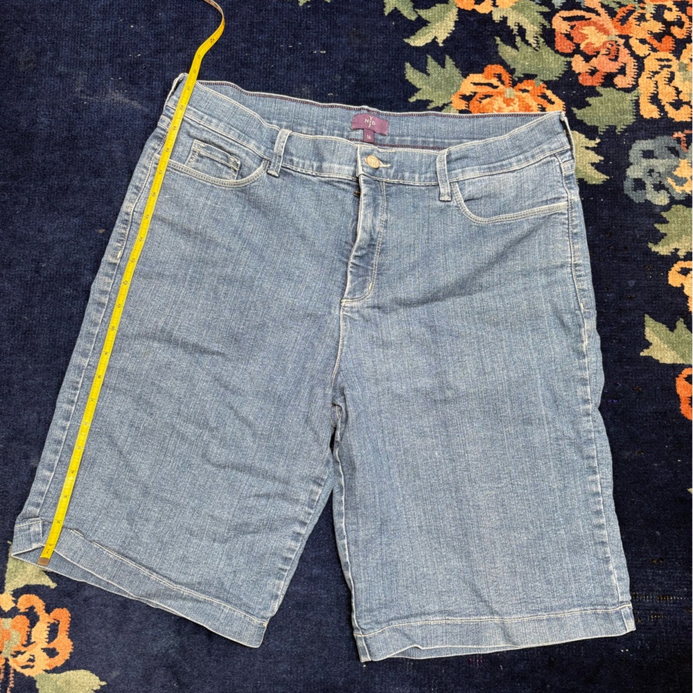 NYDJ Blue Denim Women's Bermuda Shorts